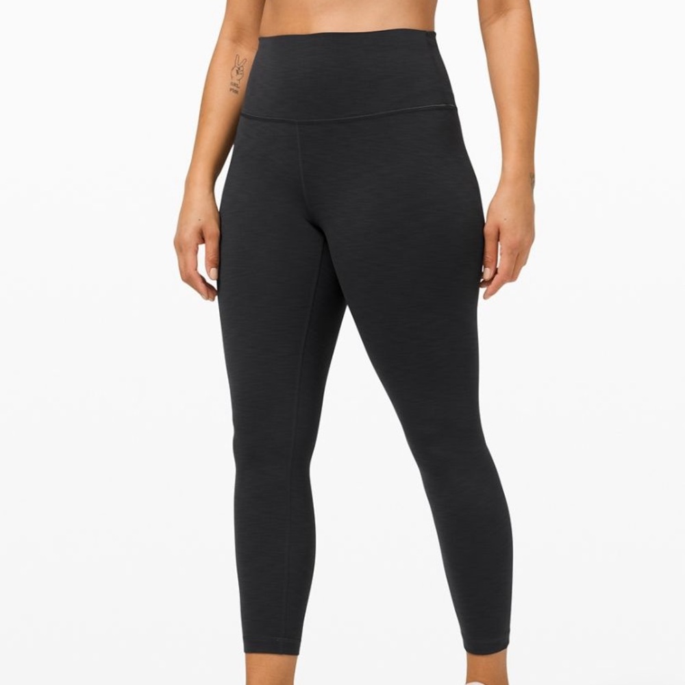 Heathered Grey Wunder Train Lululemon Leggings NWOT